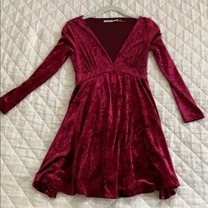 Velvet Skater Dress